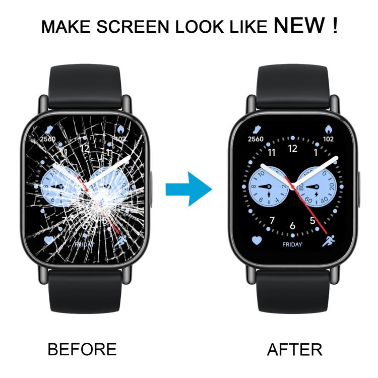 For Xiaomi Redmi Watch 5 Lite Original LCD Screen Digitizer Full Assembly With Frame  - Silver