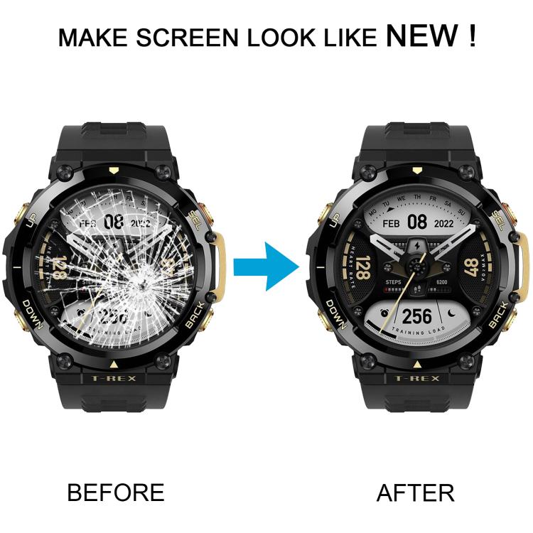 For Amazfit T-Rex Ultra Original Front Screen Outer Glass Lens
