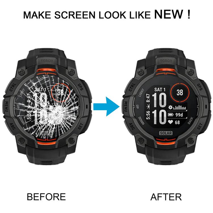 For Garmin Instinct 3 AMOLED 45mm Original LCD Screen with Digitizer Full Assembly