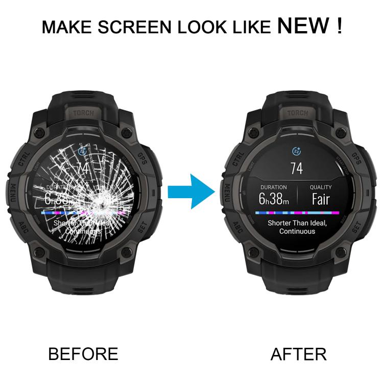 For Garmin Instinct 3 AMOLED 50mm Original LCD Screen with Digitizer Full Assembly