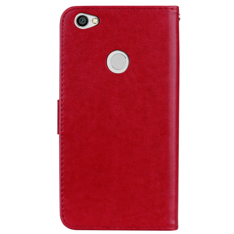 For Xiaomi  Redmi Note 5A Pro / Prime Roses Pressed Flowers Pattern Flip Leather Case with Holder & Card Slots & Wallet