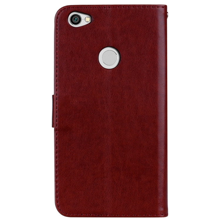 For Xiaomi  Redmi Note 5A Pro / Prime Roses Pressed Flowers Pattern Flip Leather Case with Holder & Card Slots & Wallet