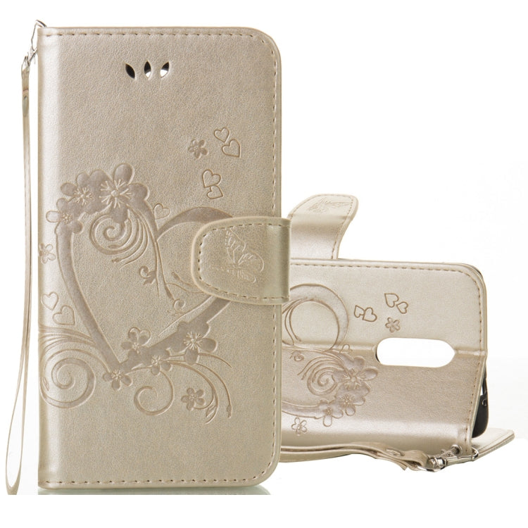 For Xiaomi  Redmi Note 3 Pressed Flowers Butterfly Love Pattern Horizontal Flip Leather Case with Holder & Card Slots & Wallet & Lanyard & Photo Frame