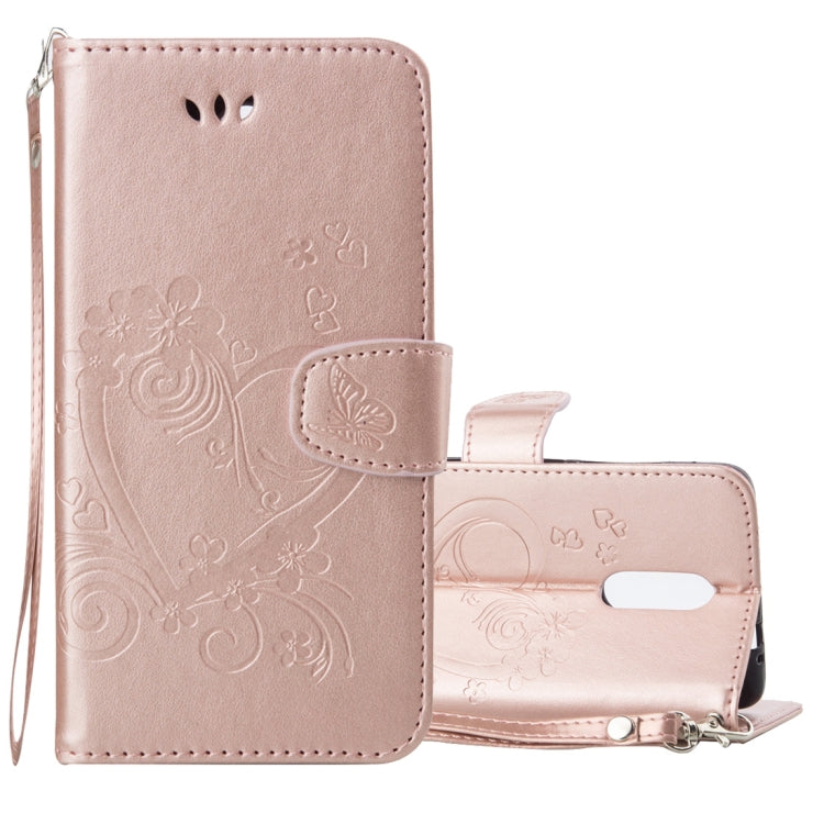 For Xiaomi  Redmi Note 3 Pressed Flowers Butterfly Love Pattern Horizontal Flip Leather Case with Holder & Card Slots & Wallet & Lanyard & Photo Frame