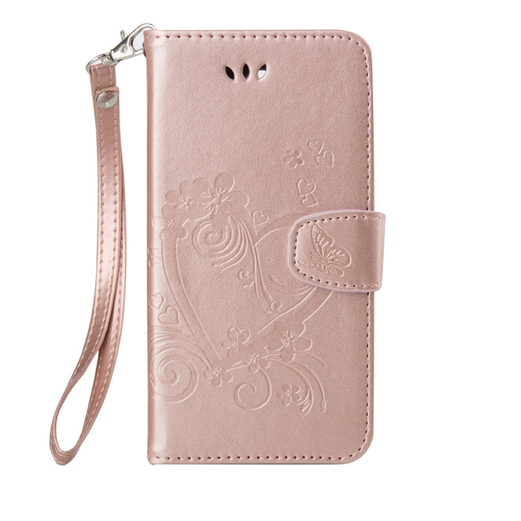 For Xiaomi  Redmi Note 3 Pressed Flowers Butterfly Love Pattern Horizontal Flip Leather Case with Holder & Card Slots & Wallet & Lanyard & Photo Frame