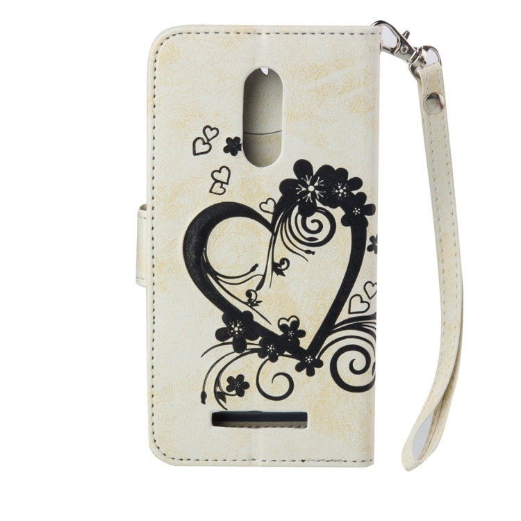 For Xiaomi  Redmi Note 3 Pressed Flowers Butterfly Love Pattern Horizontal Flip Leather Case with Holder & Card Slots & Wallet & Lanyard & Photo Frame