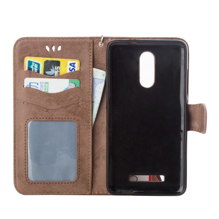 For Xiaomi  Redmi Note 3 Pressed Flowers Butterfly Love Pattern Horizontal Flip Leather Case with Holder & Card Slots & Wallet & Lanyard & Photo Frame