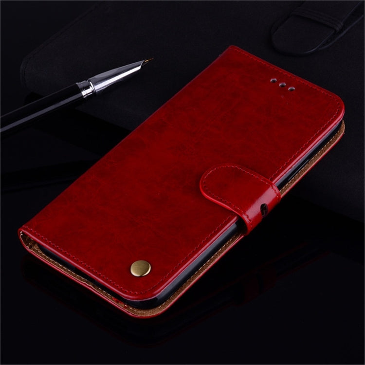 For Xiaomi  Redmi 5A Business Style Oil Wax Texture Horizontal Flip Leather Case with Holder & Card Slots & Wallet & Lanyard