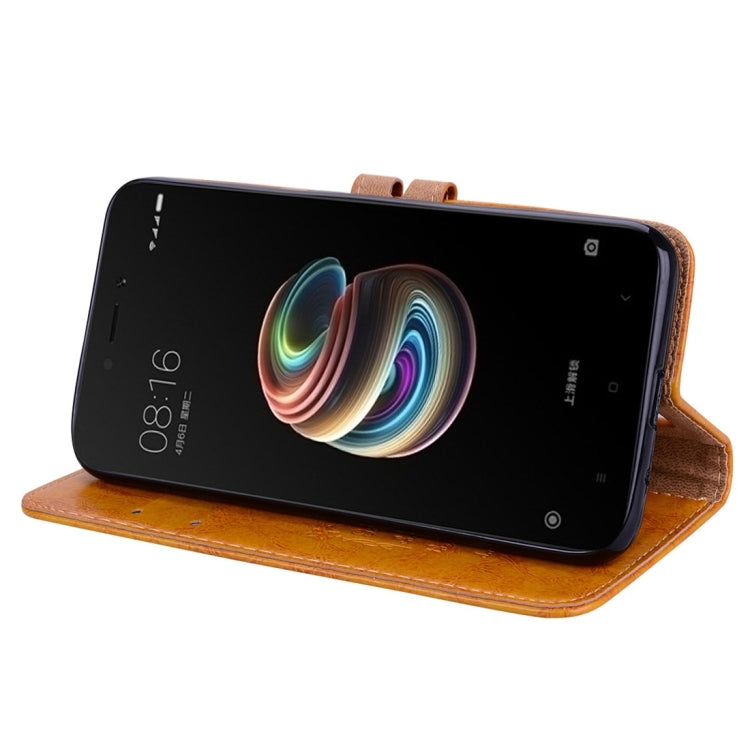 For Xiaomi  Redmi 5A Business Style Oil Wax Texture Horizontal Flip Leather Case with Holder & Card Slots & Wallet & Lanyard