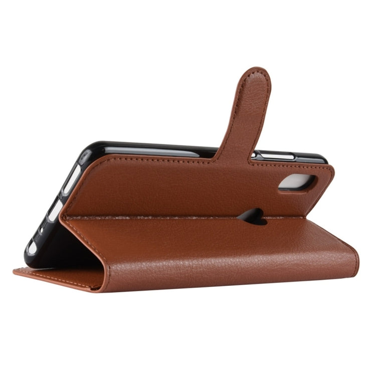 For Xiaomi  Redmi Note 5 Pro Litchi Texture Horizontal Flip Protective Leather Case with Holder & Card Slots & Wallet