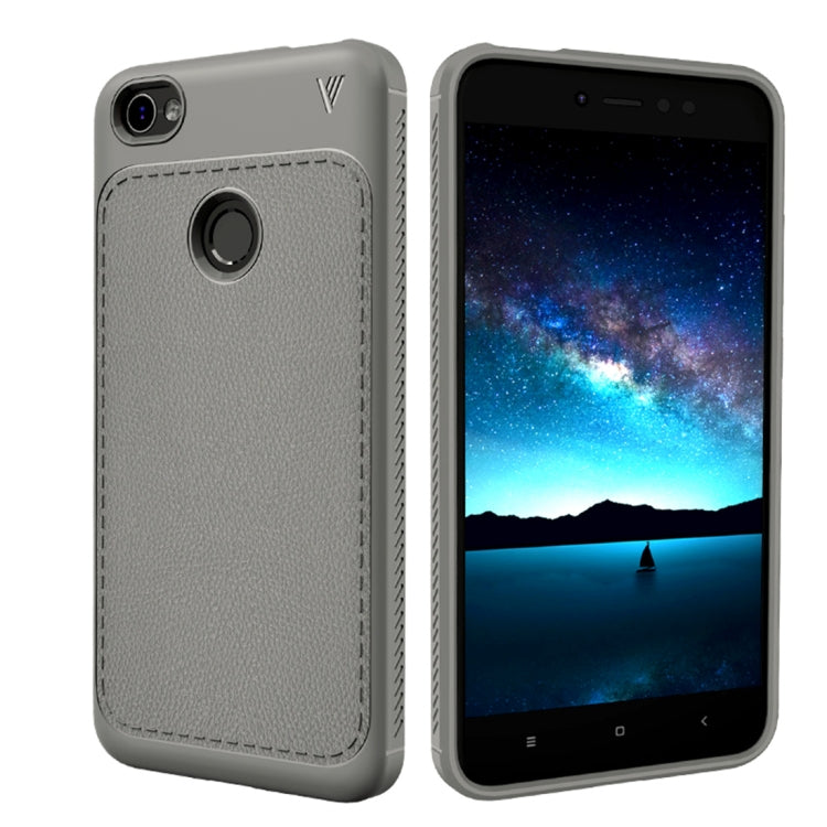 Lenuo Leshen Series for Xiaomi Redmi Note 5A TPU Litchi Texture Dropproof Protective Back Cover Case