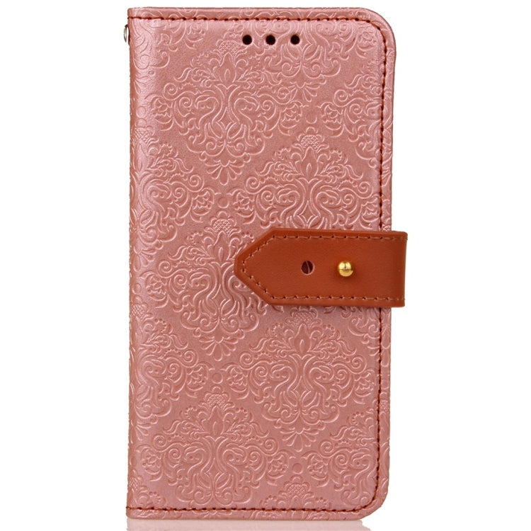 For Xiaomi Redmi 5 Plus European Style Embossed Horizontal Flip Protective Leather Case with Holder & Card Slots & Wallet & Photo Frame & Lanyard