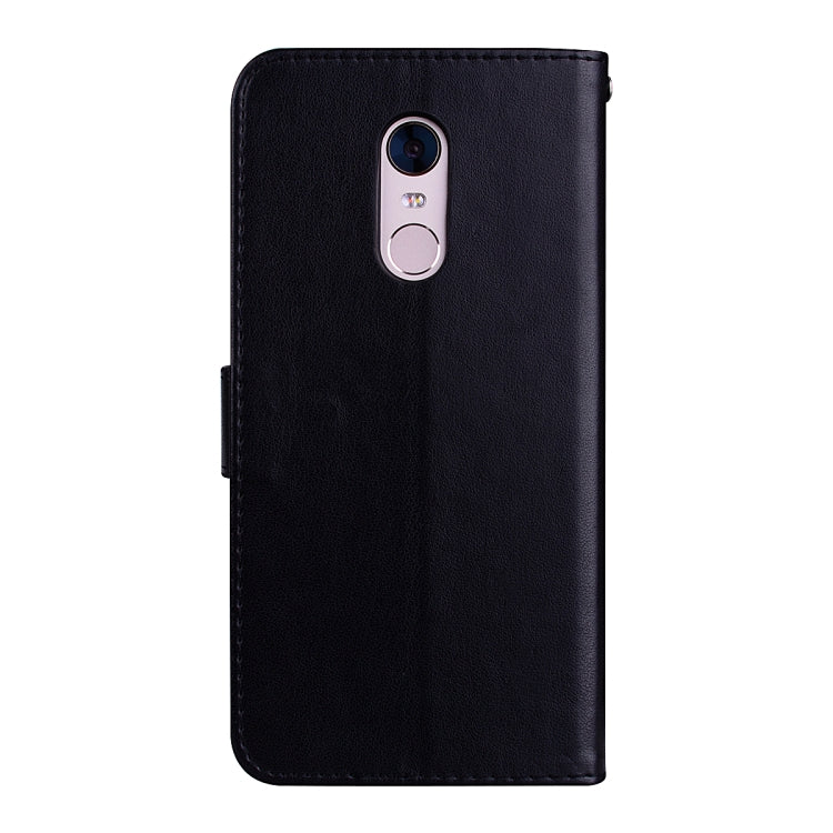 For Xiaomi Redmi 5 Plus Rose Embossed Horizontal Flip Environmental PU Leather Case with Holder & Card Slots & Wallet