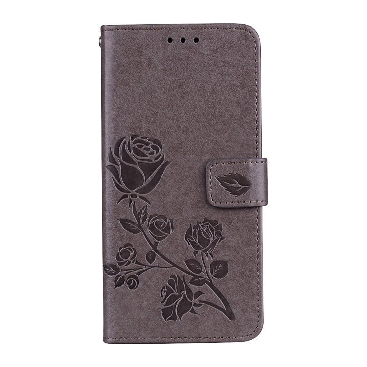 For Xiaomi Redmi 5 Plus Rose Embossed Horizontal Flip Environmental PU Leather Case with Holder & Card Slots & Wallet