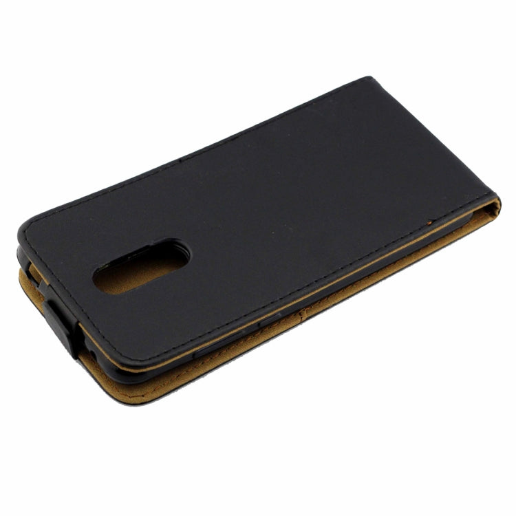 Business Style Vertical Flip TPU Leather Case  for Xiaomi Redmi 5 Plus , with Card Slot(Black)