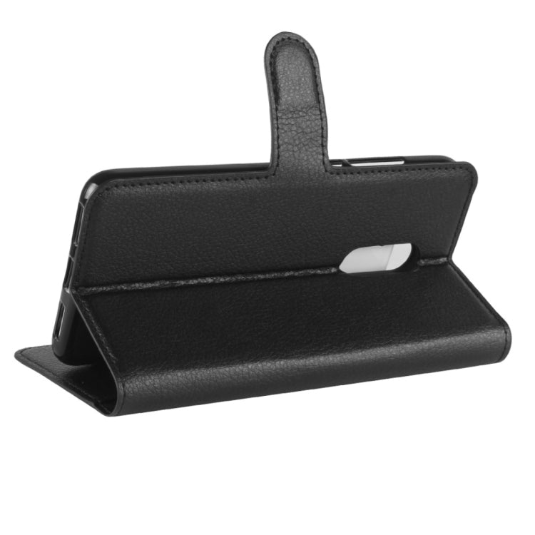 For Xiaomi  Redmi 5 Litchi Texture Horizontal Flip Leather Case with Holder & Card Slots & Wallet