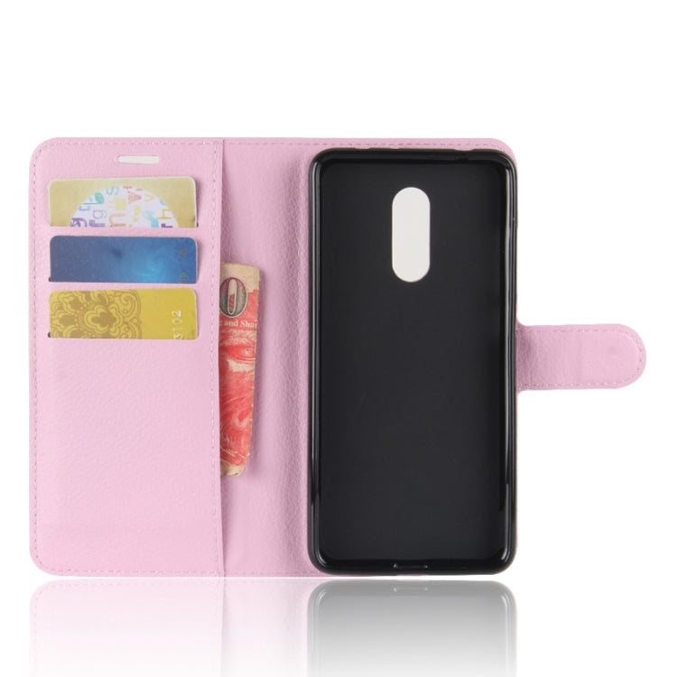 For Xiaomi  Redmi 5 Litchi Texture Horizontal Flip Leather Case with Holder & Card Slots & Wallet