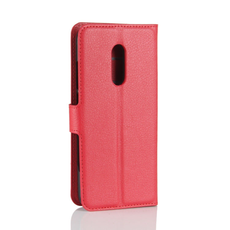 For Xiaomi  Redmi 5 Litchi Texture Horizontal Flip Leather Case with Holder & Card Slots & Wallet