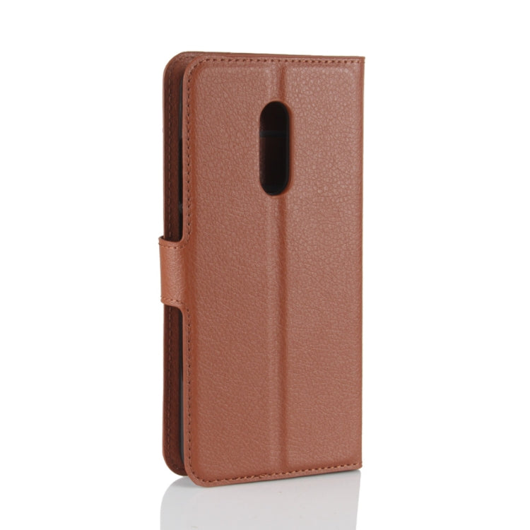 For Xiaomi  Redmi 5 Litchi Texture Horizontal Flip Leather Case with Holder & Card Slots & Wallet