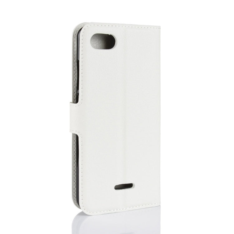 Litchi Texture Horizontal Flip Leather Case for Xiaomi Redmi 6A, with Wallet & Holder & Card Slots
