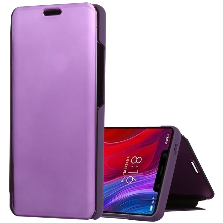 Mirror Clear View Horizontal Flip PU Leather Case for Xiaomi Mi 8 SE, with Holder