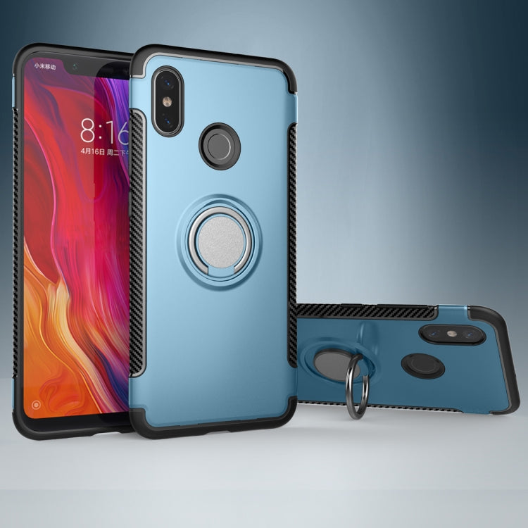 Magnetic 360 Degree Rotation Ring Armor Protective Case for Xiaomi Mi 8