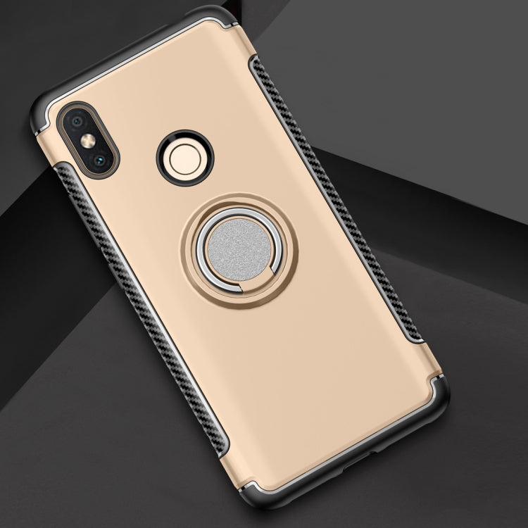Magnetic 360 Degree Rotation Ring Holder Armor Protective Case for Xiaomi Redmi S2