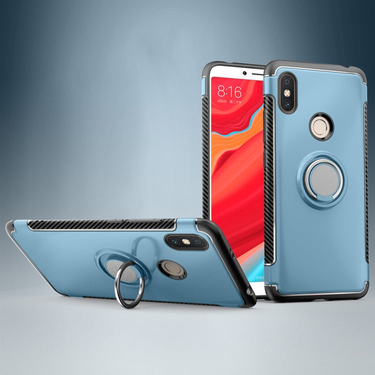 Magnetic 360 Degree Rotation Ring Holder Armor Protective Case for Xiaomi Redmi S2