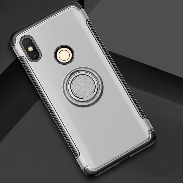 Magnetic 360 Degree Rotation Ring Holder Armor Protective Case for Xiaomi Redmi S2