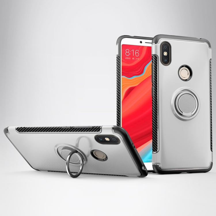 Magnetic 360 Degree Rotation Ring Holder Armor Protective Case for Xiaomi Redmi S2