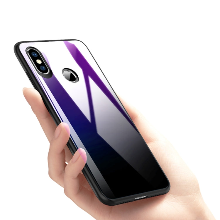 ROCK Clarity Series Dropproof PC + TPU Case for Xiaomi Mi 8(Black)
