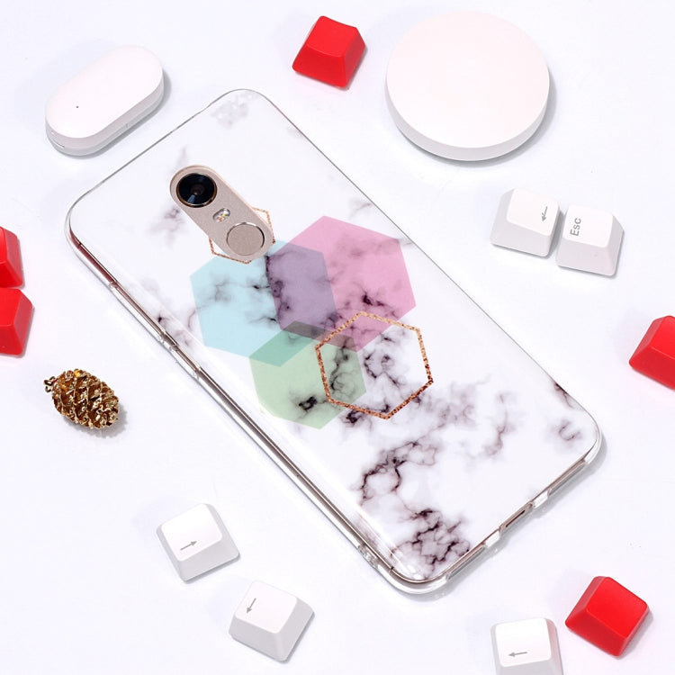 Marble Pattern TPU Soft Protective Case For Xiaomi Redmi 5 Plus