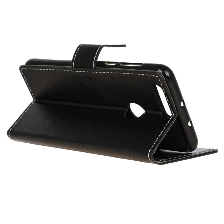 Retro Crazy Horse Texture Horizontal Flip Leather Case for Xiaomi Mi 8 Lite, with Holder & Card Slots & Wallet & Photo Frame