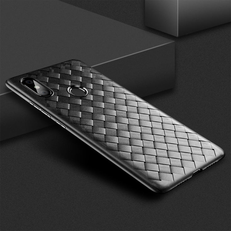 ROCK Slim Weave Style TPU Soft Case for Xiaomi Mi 8 SE (Black)