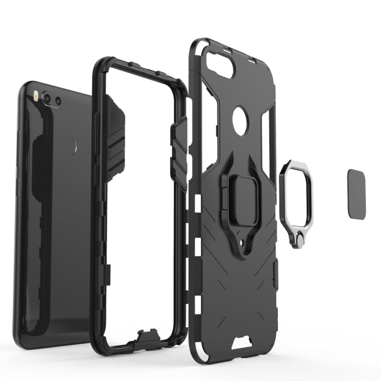 PC + TPU Shockproof Protective Case for Xiaomi Mi 5X & A1, with Magnetic Ring Holder