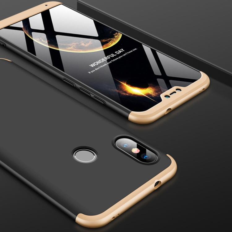 GKK Three Stage Splicing Full Coverage PC Case for Xiaomi Redmi 6 Pro / Mi A2 Lite