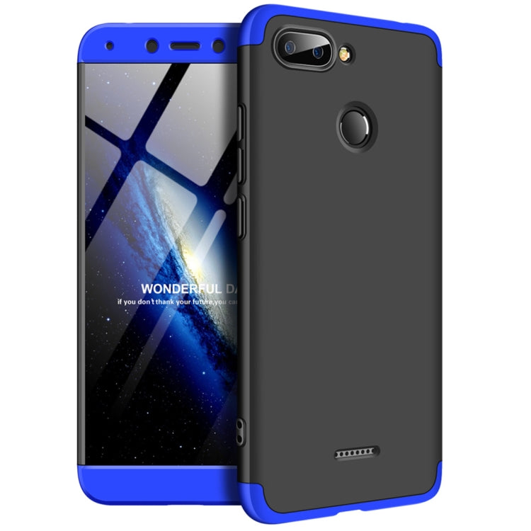 GKK Three Stage Splicing Full Coverage PC Case for Xiaomi Redmi 6