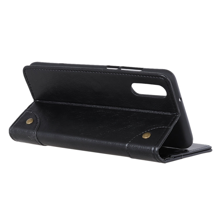 Copper Buckle Nappa Texture Horizontal Flip Leather Case for Xiaomi Mi 9, with Holder & Card Slots & Wallet