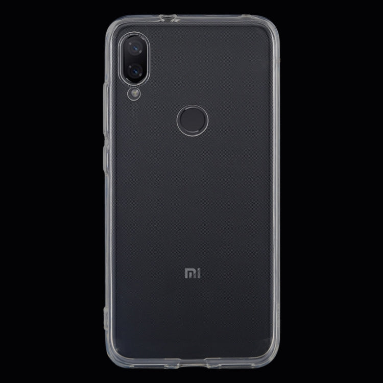 50 PCS 0.75mm Ultrathin Transparent TPU Soft Protective Case for Xiaomi Mi Play