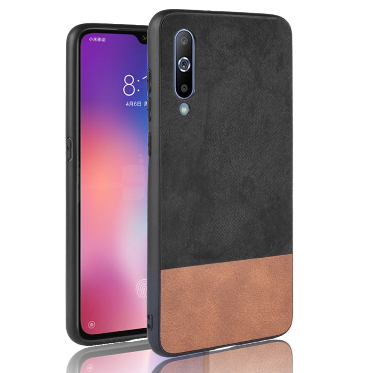 Shockproof Color Matching Denim PC + PU + TPU Case for Xiaomi Mi 9