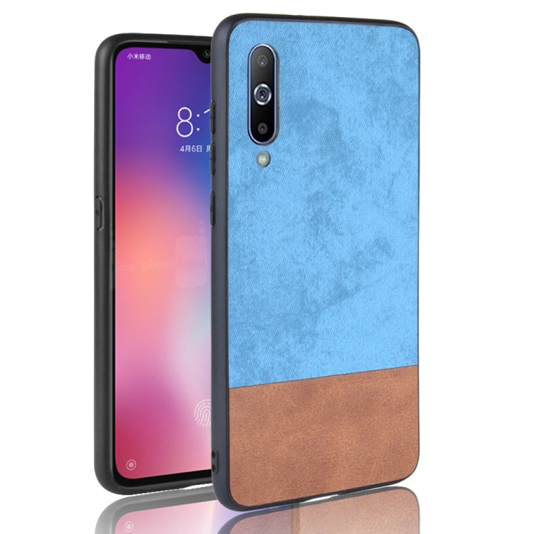 Shockproof Color Matching Denim PC + PU + TPU Case for Xiaomi Mi 9