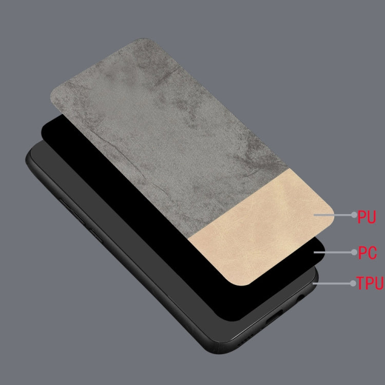 Shockproof Color Matching Denim PC + PU + TPU Case for Xiaomi Mi 9
