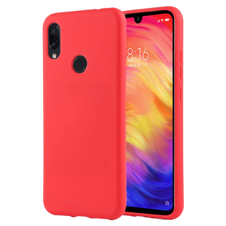 GOOSPERY SOFT FEELING Liquid TPU Drop-proof Soft Case for Xiaomi Redmi Note 7