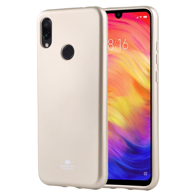 GOOSPERY I JELLY Metal Series Shockproof Soft TPU Case for Xiaomi Redmi Note 7