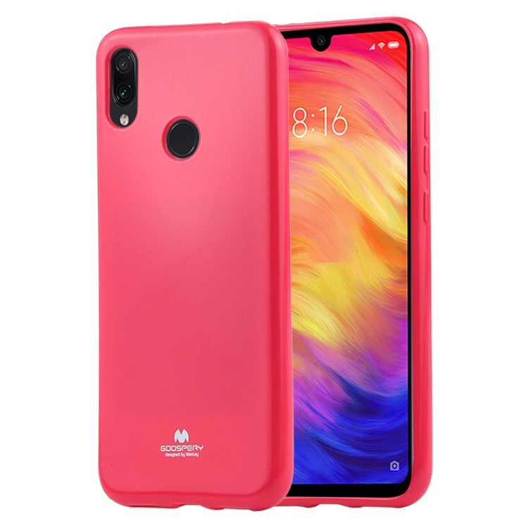 GOOSPERY I JELLY Metal Series Shockproof Soft TPU Case for Xiaomi Redmi Note 7
