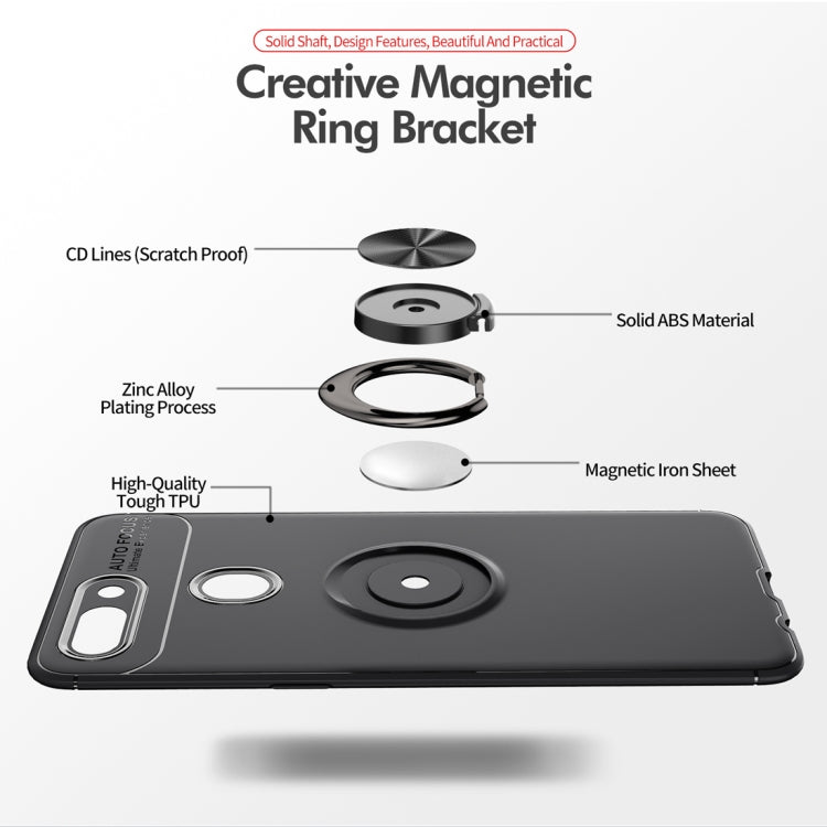 lenuo Shockproof TPU Case for Xiaomi Mi 8 Lite, with Invisible Holder