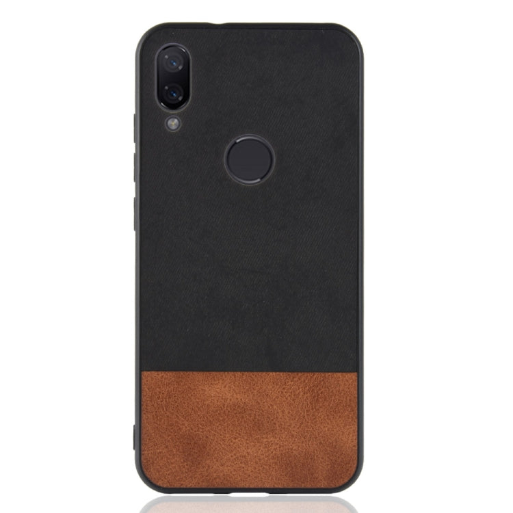 Shockproof Color Matching Denim PC + PU + TPU Case for Xiaomi Redmi 7