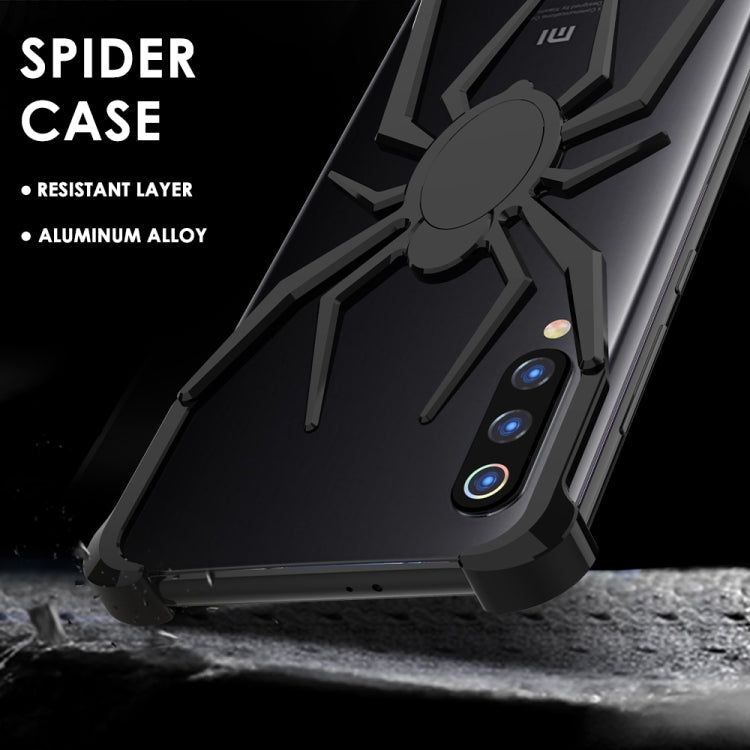 R-JUST Buckle Spider Mobile Phone Case for Xiaomi Mi 9(Black)