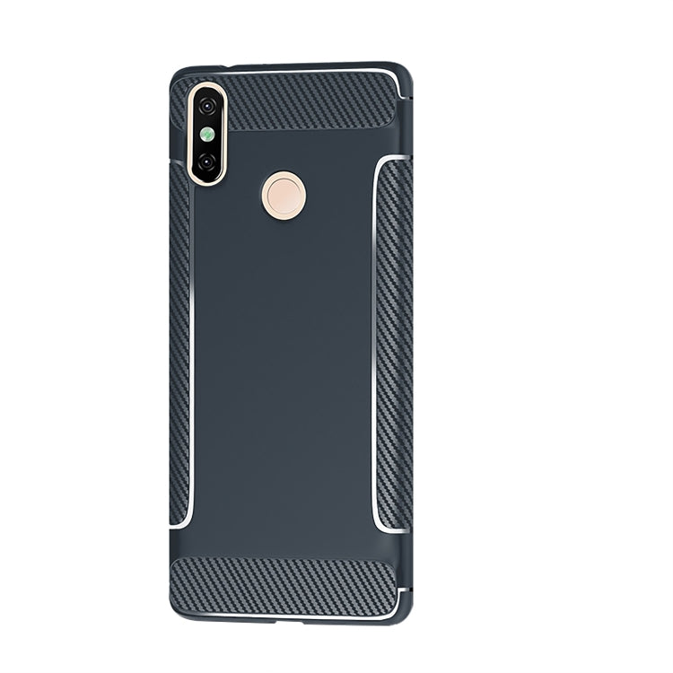 Carbon Fiber Anti-slip TPU Protective Case for Xiaomi Redmi Note 7