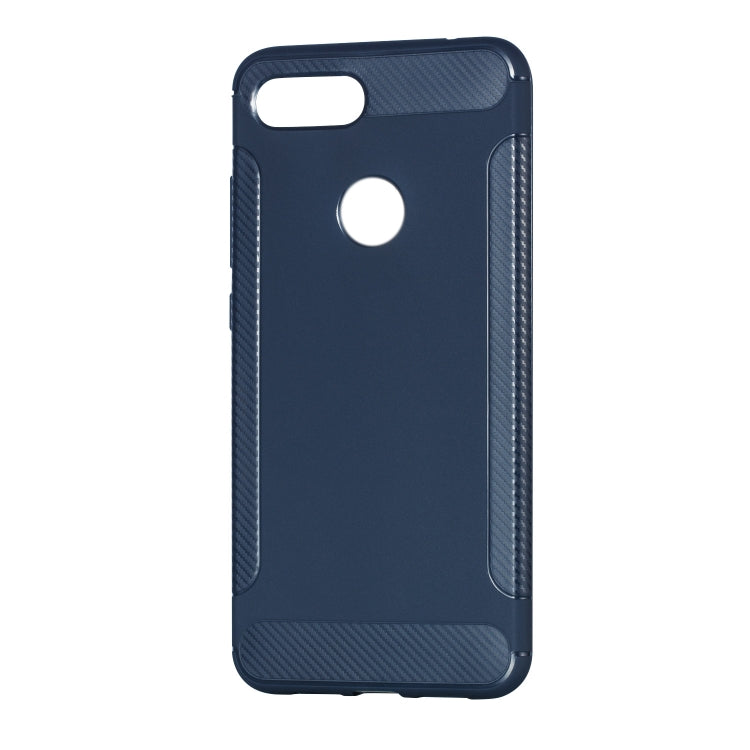 Carbon Fiber Anti-slip TPU Protective Case for Xiaomi Mi 8 Lite